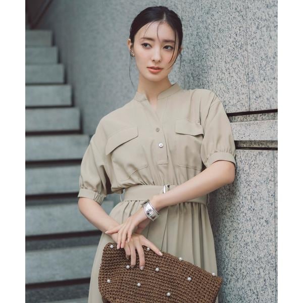 ★新品★ナチュラルビューティーベーシック　ブッチャーダブルポケットワンピース 楽天市場】【SALE／30%OFF】ブッチャーダブルポケットワンピース