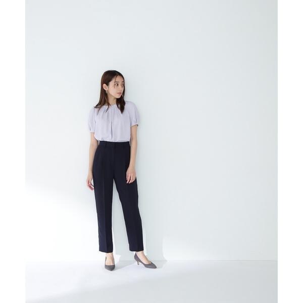 ナチュラルビューティーベーシック（NATURAL BEAUTY BASIC）/ドビーツイル SETUP テーパードパンツ