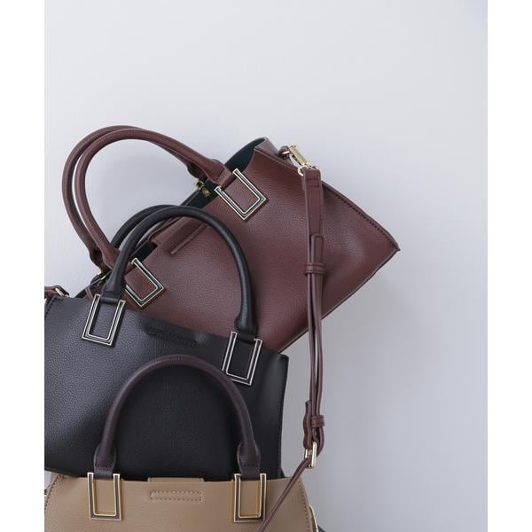 ナチュラルビューティーベーシック（NATURAL BEAUTY BASIC）/スクエアメタルトートバッグ