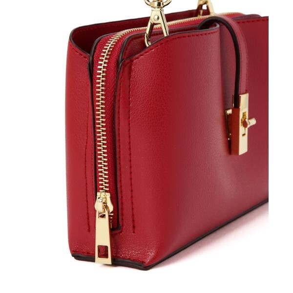 ハンティングワールド 斜め掛け ショルダーバッグ ピンク オレンジ