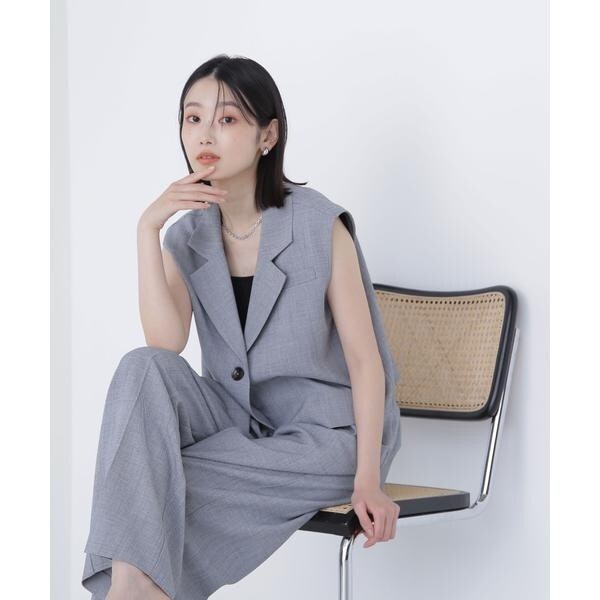 み*い様 ナチュラルビューティーベーシック セットアップ 3点 Sサイズ グレイ TRジレセットアップ｜エヌドット ナチュラルビューティー