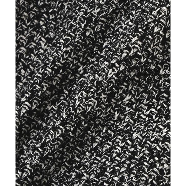 NATURAL BEAUTY BASIC フリンジツイードニットワンピース NATURAL BEAUTY BASIC｜フリンジツイードニットワンピース