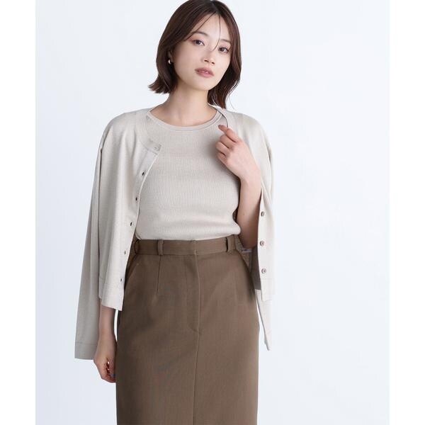 ナチュラルビューティーベーシック（NATURAL BEAUTY BASIC）/ベーシッククルーネックアンサンブル