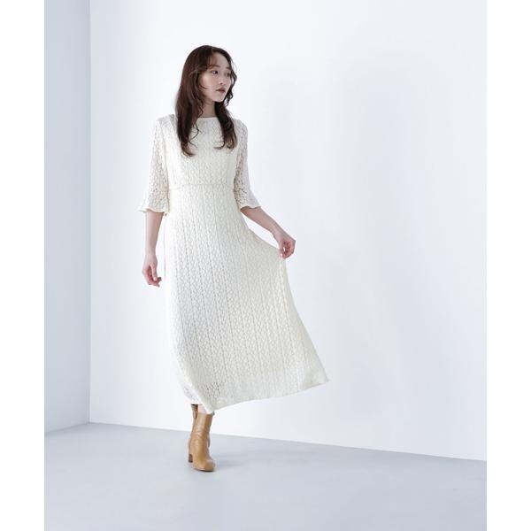 ナチュラルビューティーベーシック（NATURAL BEAUTY BASIC）/レースフレアワンピース