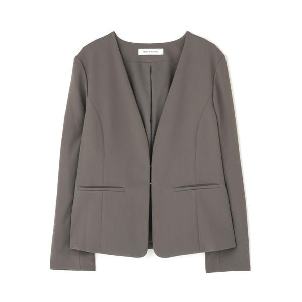 NATURAL BEAUTY BASIC ノーカラーセットアップ ストレッチツイル