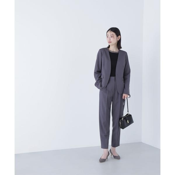 ナチュラルビューティーベーシック（NATURAL BEAUTY BASIC）/パウダリーツイルセットアップシリーズ テーパードパンツ