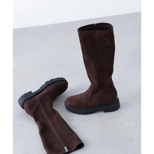 ナチュラルビューティーベーシック（NATURAL BEAUTY BASIC）/インヒールトラックソールロングブーツ