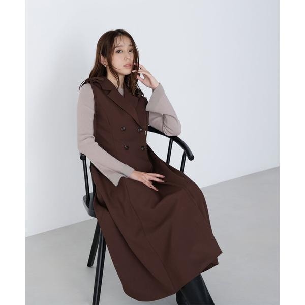 2wayショルダーリボンジャンスカ　ナチュラルビューティーベーシック ナチュラルビューティーベーシック（NATURAL BEAUTY BASIC）/2way