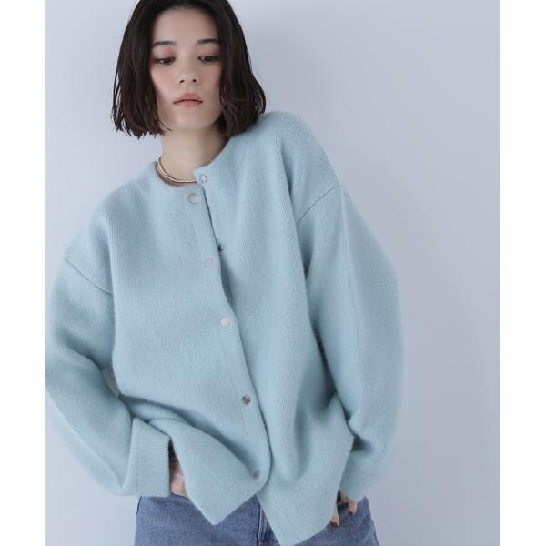 ナチュラルビューティーベーシック（NATURAL BEAUTY BASIC）/FOX接結コーディガン