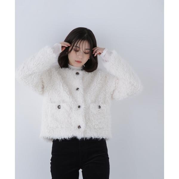 ナチュラルビューティーベーシック（NATURAL BEAUTY BASIC）/カーリーフェイクファージャケット_11