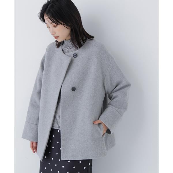 ナチュラルビューティーベーシック（NATURAL BEAUTY BASIC）/毎日に“ちょうどいい”カシミヤ混コート