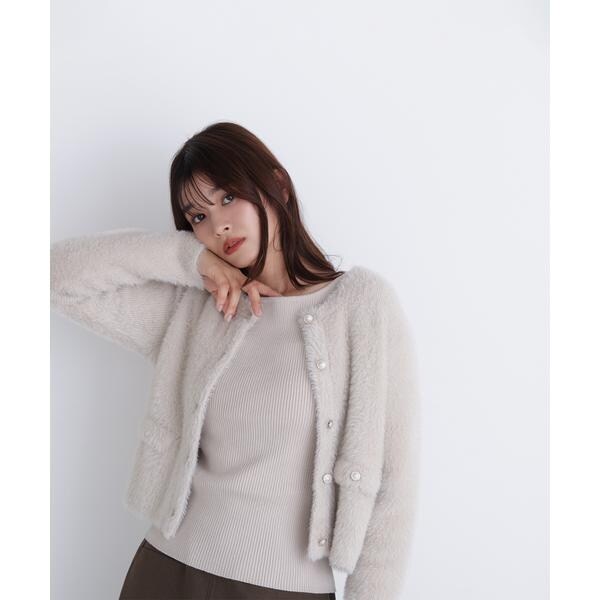 NATURALBEAUTYBASIC♡アンサンブルニット ナチュラルビューティーベーシック（NATURAL BEAUTY BASIC）/“ふわ