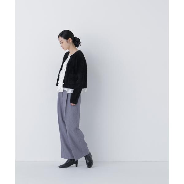ナチュラルビューティーベーシック（NATURAL BEAUTY BASIC）/シャギーニットジャケット_7