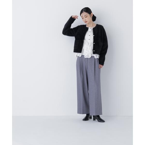 ナチュラルビューティーベーシック（NATURAL BEAUTY BASIC）/シャギーニットジャケット_9