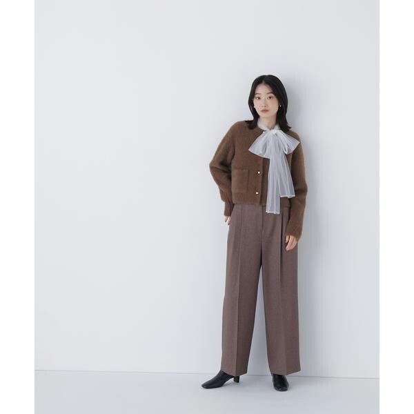 ナチュラルビューティーベーシック（NATURAL BEAUTY BASIC）/シャギーニットジャケット_12