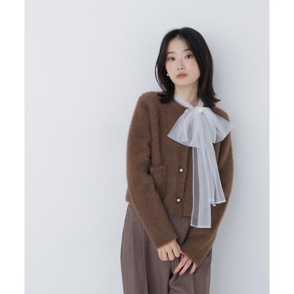 ナチュラルビューティーベーシック（NATURAL BEAUTY BASIC）/シャギーニットジャケット_13