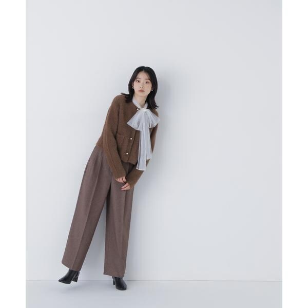 ナチュラルビューティーベーシック（NATURAL BEAUTY BASIC）/シャギーニットジャケット_14