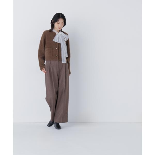 ナチュラルビューティーベーシック（NATURAL BEAUTY BASIC）/シャギーニットジャケット_16