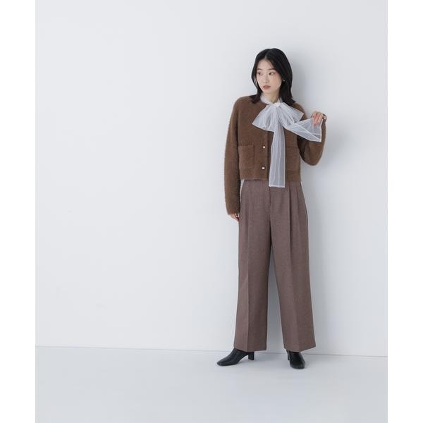 ナチュラルビューティーベーシック（NATURAL BEAUTY BASIC）/シャギーニットジャケット_18
