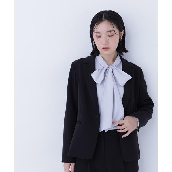 ナチュラルビューティーベーシック（NATURAL BEAUTY BASIC）/ダブルクロスストレッチ SETUP テーラードジャケット