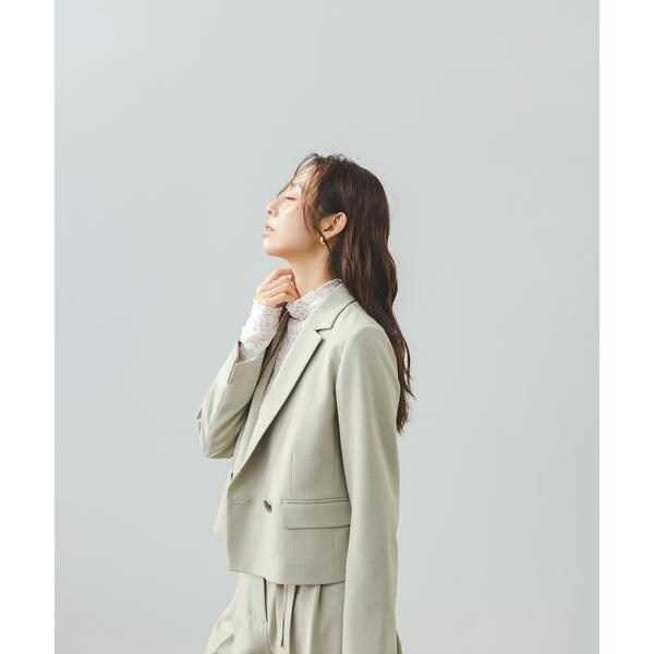 ナチュラルビューティーベーシック（NATURAL BEAUTY BASIC）/クラッシー SETUP ショート丈ジャケット