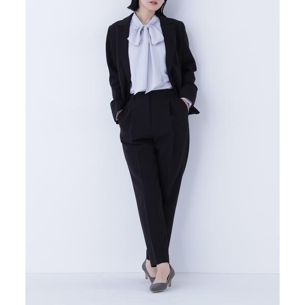 ナチュラルビューティーベーシック パンツスーツ M W72 黒 就活 DMW ナチュラルビューティーベーシック（NATURAL BEAUTY BASIC）/ダブル