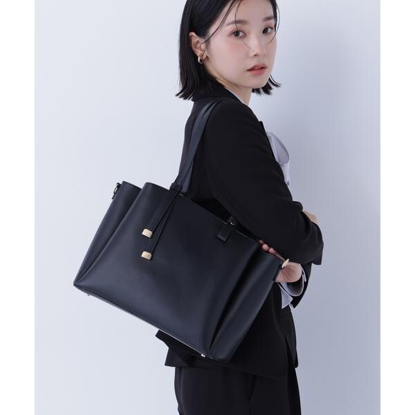 ナチュラルビューティーベーシック（NATURAL BEAUTY BASIC）/ドロップリボントートバッグ
