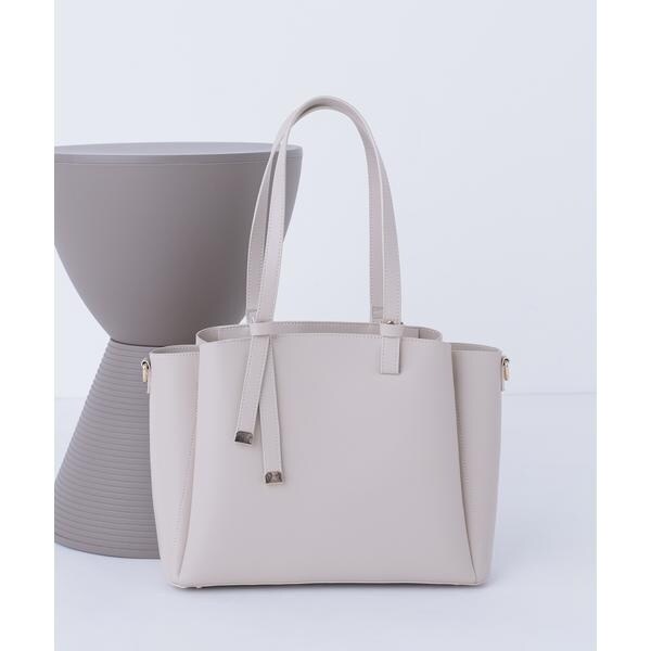 ナチュラルビューティーベーシック（NATURAL BEAUTY BASIC）/ドロップリボントートバッグ