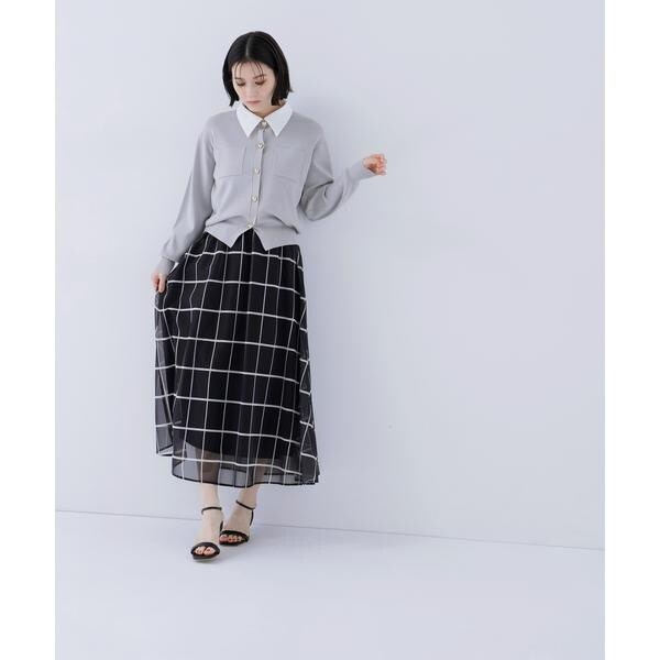 ナチュラルビューティーベーシック（NATURAL BEAUTY BASIC）/2wayカラーニットカーディガン_6