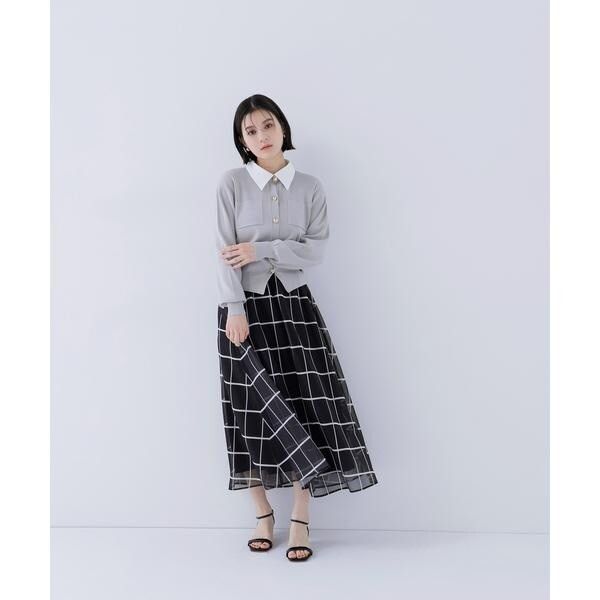 ナチュラルビューティーベーシック（NATURAL BEAUTY BASIC）/2wayカラーニットカーディガン_8