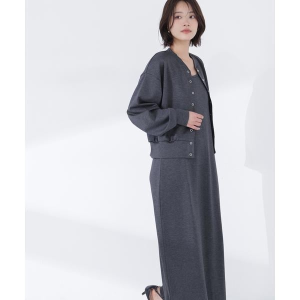 ナチュラルビューティーベーシック（NATURAL BEAUTY BASIC）/カーデセットナローワンピース