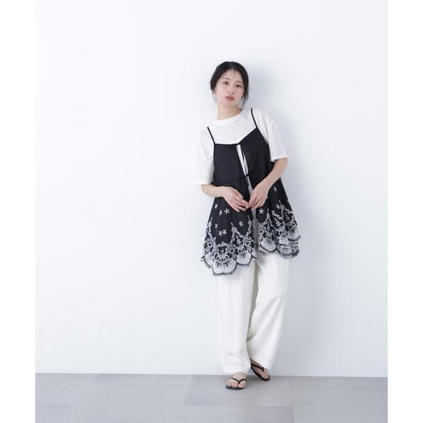 ナチュラルビューティーベーシック（NATURAL BEAUTY BASIC）/〈N．〉エンブロイダリーキャミチュニック_4