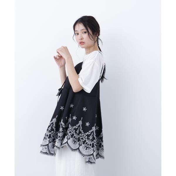 ナチュラルビューティーベーシック（NATURAL BEAUTY BASIC）/〈N．〉エンブロイダリーキャミチュニック_5