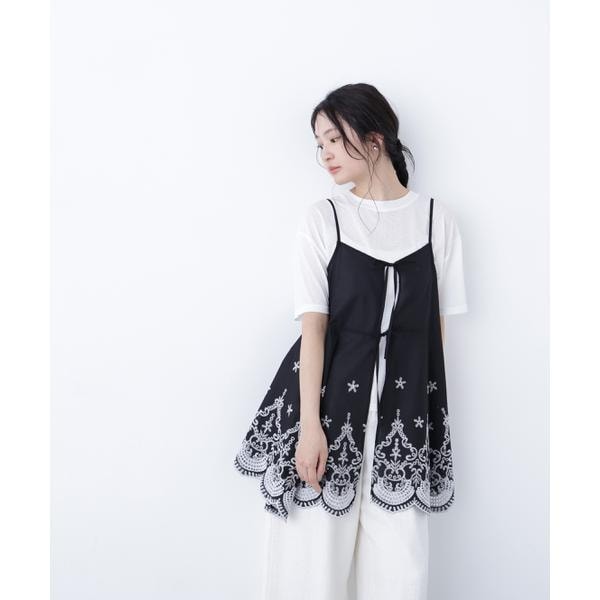 ナチュラルビューティーベーシック（NATURAL BEAUTY BASIC）/〈N．〉エンブロイダリーキャミチュニック_9