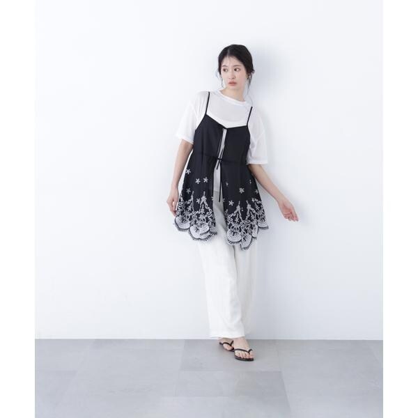ナチュラルビューティーベーシック（NATURAL BEAUTY BASIC）/〈N．〉エンブロイダリーキャミチュニック_10