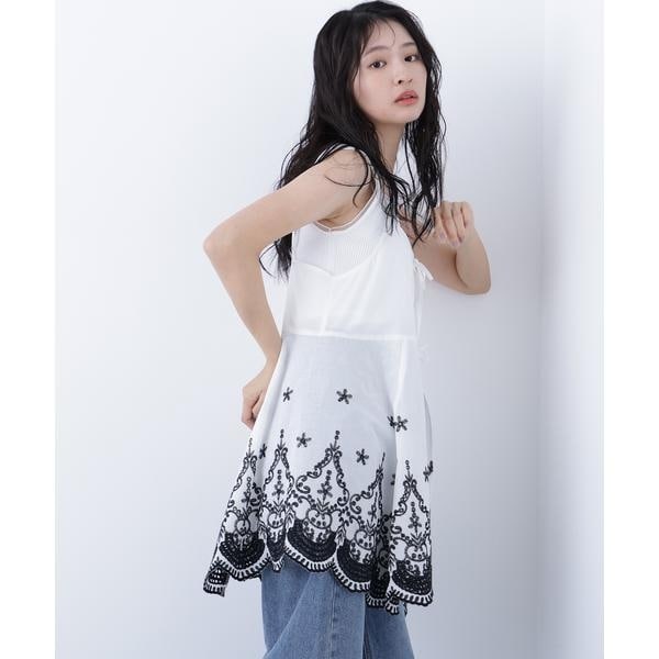 ナチュラルビューティーベーシック（NATURAL BEAUTY BASIC）/〈N．〉エンブロイダリーキャミチュニック_16
