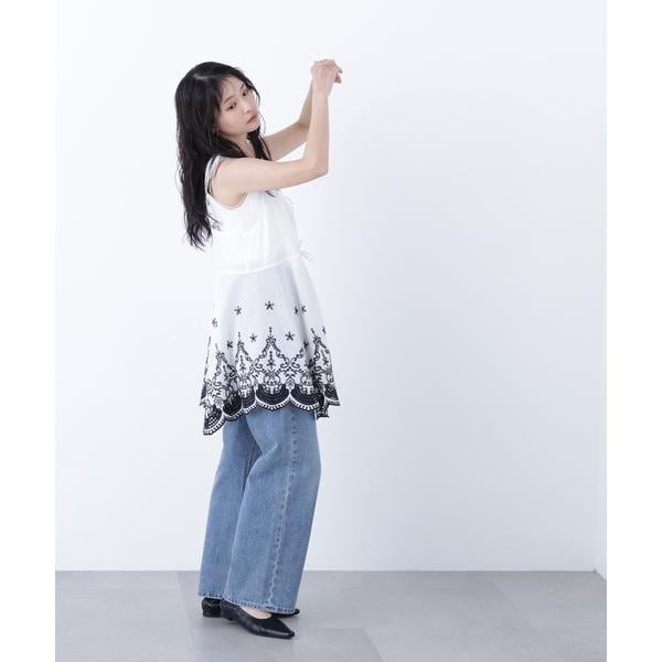 ナチュラルビューティーベーシック（NATURAL BEAUTY BASIC）/〈N．〉エンブロイダリーキャミチュニック_18