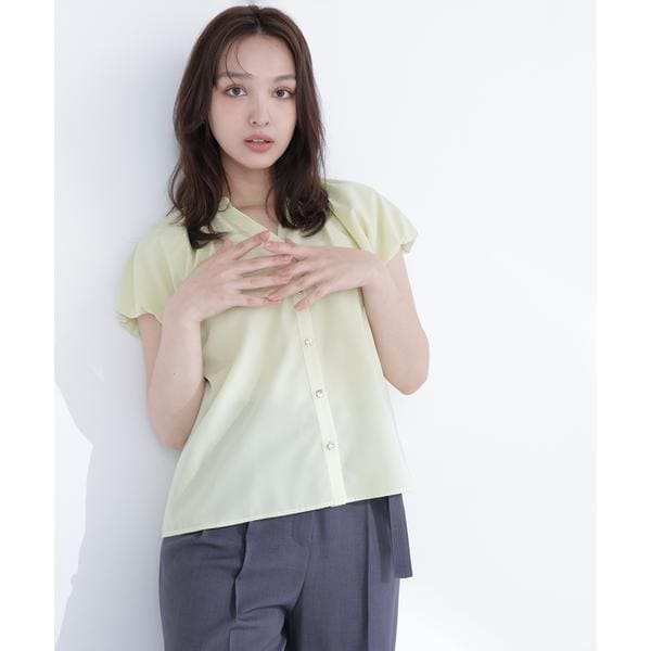 ナチュラルビューティーベーシック（NATURAL BEAUTY BASIC）/バルーンスリーブブラウス_1