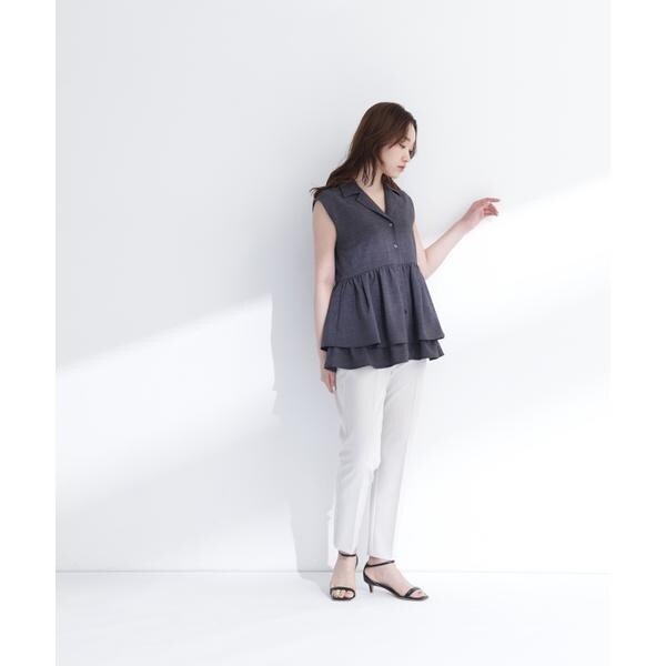 ナチュラルビューティーベーシック（NATURAL BEAUTY BASIC）/ティアードペプラムジレ
