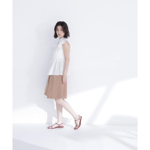 ナチュラルビューティーベーシック（NATURAL BEAUTY BASIC）/サイドリボンペプラムシャツ_6