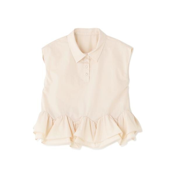 ナチュラルビューティーベーシック（NATURAL BEAUTY BASIC）/ヘムフリルシャツブラウス_13