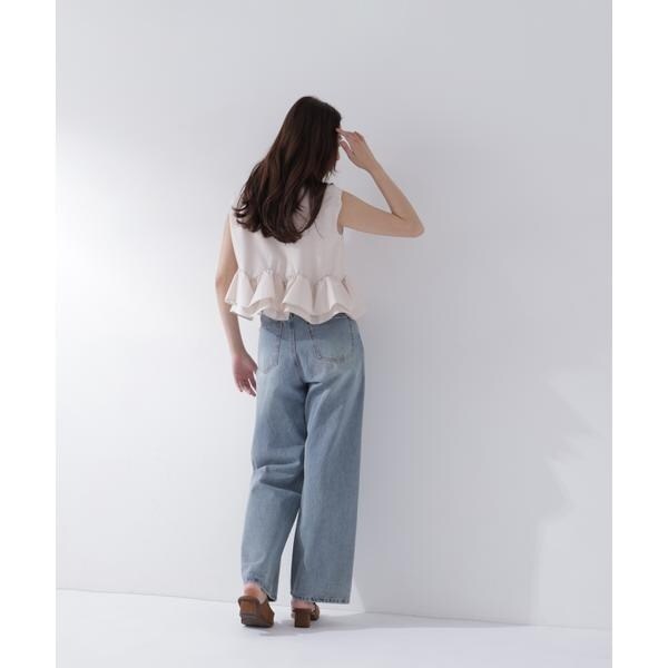 ナチュラルビューティーベーシック（NATURAL BEAUTY BASIC）/ヘムフリルシャツブラウス_16