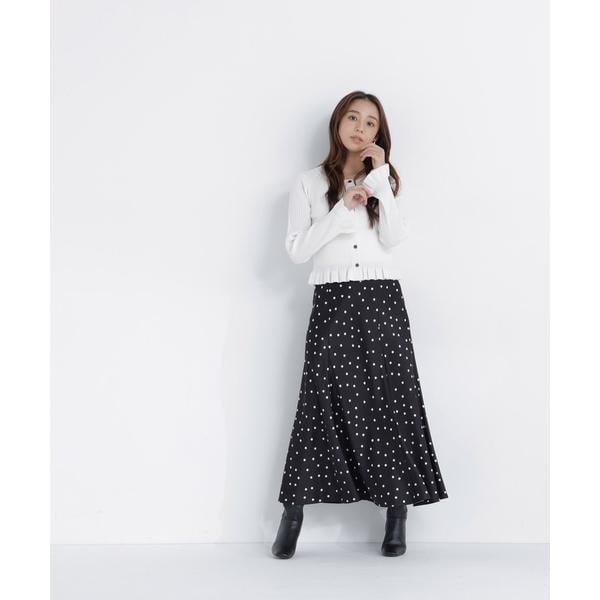 ナチュラルビューティーベーシック（NATURAL BEAUTY BASIC）/バイアスサテンナロースカート