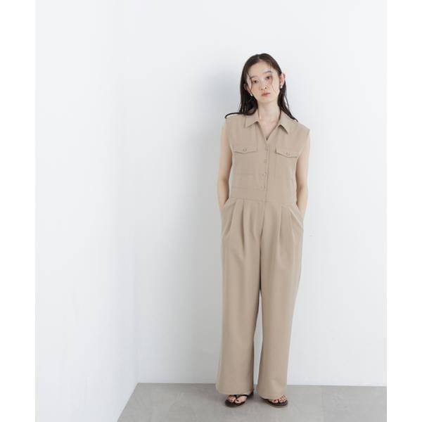 ナチュラルビューティーベーシック（NATURAL BEAUTY BASIC）/〈N．〉ダブルポケットジャンプスーツ