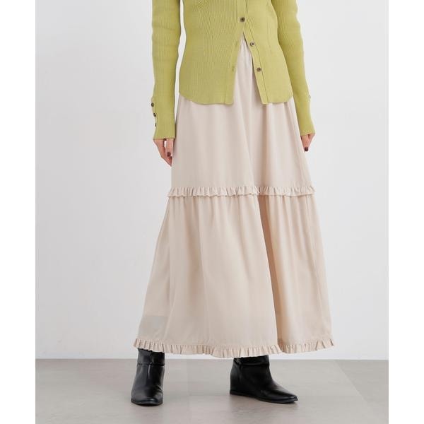 ナチュラルビューティーベーシック(NATURAL BEAUTY BASIC)/〈N.〉ティアードフリルスカート ナチュラルビューティーベーシック(NATURAL BEAUTY BASIC)/〈N.〉ティアードフリルスカート