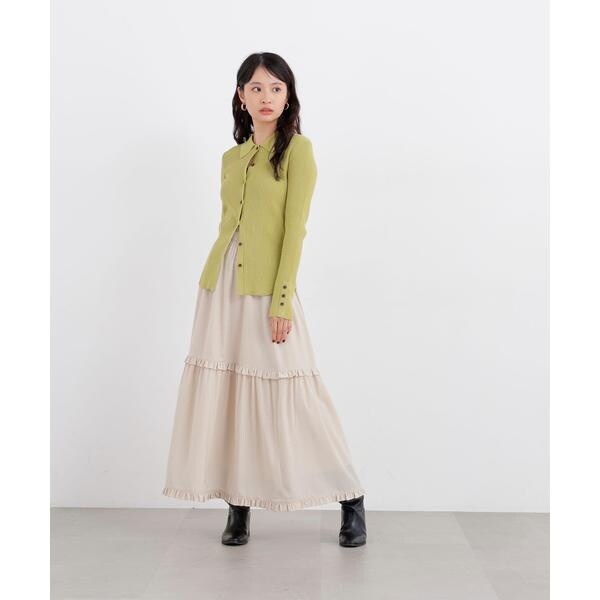 ナチュラルビューティーベーシック(NATURAL BEAUTY BASIC)/〈N.〉ティアードフリルスカート ナチュラルビューティーベーシック(NATURAL BEAUTY BASIC)/〈N.〉ティアードフリルスカート