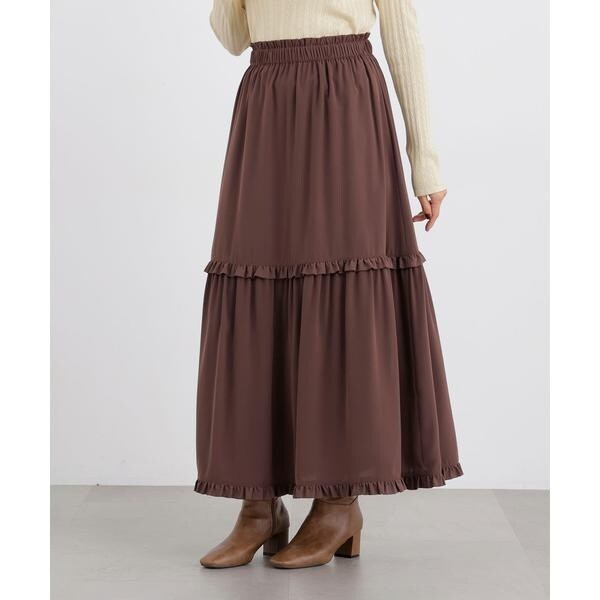 ナチュラルビューティーベーシック(NATURAL BEAUTY BASIC)/〈N.〉ティアードフリルスカート ナチュラルビューティーベーシック(NATURAL BEAUTY BASIC)/〈N.〉ティアードフリルスカート