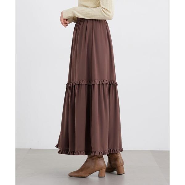 ナチュラルビューティーベーシック(NATURAL BEAUTY BASIC)/〈N.〉ティアードフリルスカート ナチュラルビューティーベーシック(NATURAL BEAUTY BASIC)/〈N.〉ティアードフリルスカート
