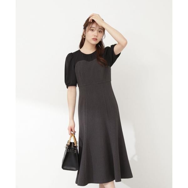 プロポーション ボディドレッシング（PROPORTION BODY DRESSING）/チェックドッキングワンピース