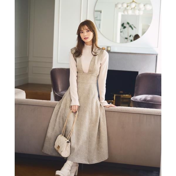 プロポーション ボディドレッシング（PROPORTION BODY DRESSING）/ジャガードジャンスカワンピースの通販は 8,856円